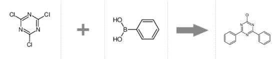 2-氯-4,6-二苯基-1,3,5-三嗪的應(yīng)用及制備工藝