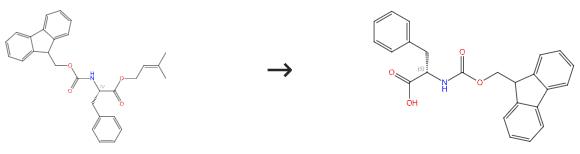 Fig. 3 The synthesis route of Fmoc-Phe-OH