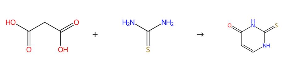 Fig. 1 The synthesis route of 2-Thiouracil