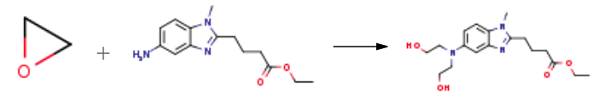 5-[Bis(2-hydroxyethyl)amino]-1-methyl-1H-benzimidazole-2-butanoic acid ethyl ester