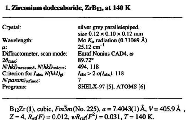 ZIRCONIUM BORIDE