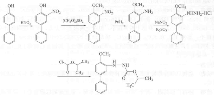 聯(lián)苯肼酯合成路線