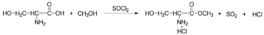 L-絲氨酸甲酯鹽酸鹽的合成.png