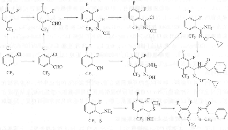 環(huán)氟菌胺的合成