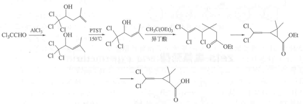 中間體二氯菊酸的合成方法3