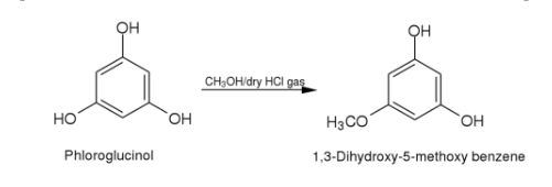 synthesis of 3,5-DIHYDROXYANISOLE HYDRATE