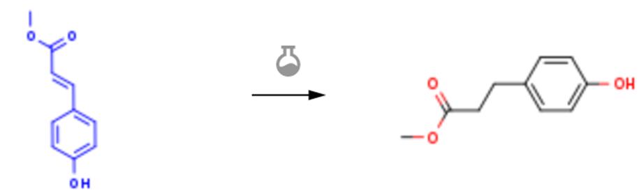 4-羥基肉桂酸甲酯的氫化反應(yīng)