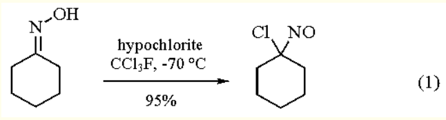 Cyclohexane, 1-chloro-1-nitroso- synthesis