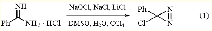 3-chloro-3-phenyldiazirine synthesis