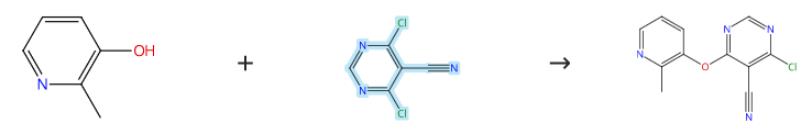4,6-二氯嘧啶-5-甲腈的芳香親核取代反應(yīng)