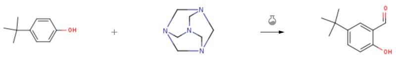 5-叔丁基-2-羥基苯甲醛的合成.png