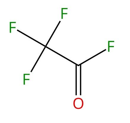 三氟乙酰氟的化學(xué)結(jié)構(gòu)式