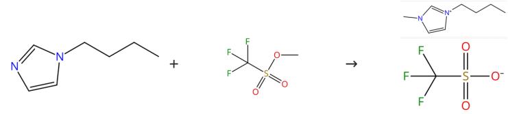 1-正丁基-3-甲基咪唑三氟甲烷磺酸鹽的制備方法與應(yīng)用