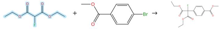 2-氟丙二酸二乙酯的偶聯反應