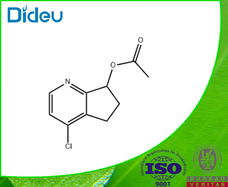 4-chloro-6,7-dihydro-5H-cyclopenta[b]pyridin-7-yl acetate