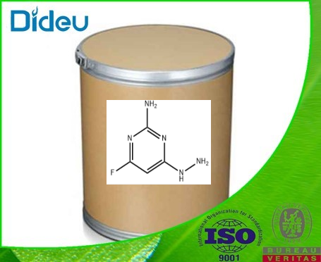 2-AMINO-6-FLUORO-4-HYDRAZINOPYRIMIDINE