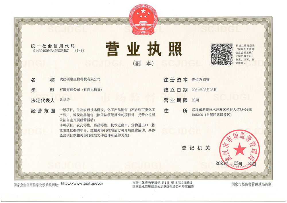 Business License Of EnterpriseLegal Person