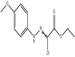 Acetic acid, 2-chloro-2-[2-(4-methoxyphenyl)hydrazinylidene], ethyl ester