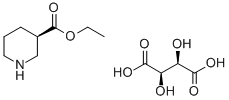 Ethyl (R)-nipecotate L-tartarate