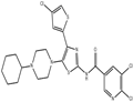 5,6-dichloro-n-[4-(4-chlorothiophen-2-yl)-5-(4-cyclohexylpiperazin-1-yl)thiazol-2-yl]nicotinamide