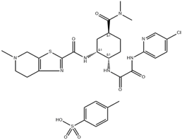 Edoxaban tosylate