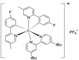 [Ir (P-F (Me) ppy)2-(4,4′-dtbbpy)]PF6