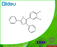 2-(Phenyl)-4-(3-hydroxy-4-chlorophenyl)-5-(4-pyridyl)-1H-imidazole