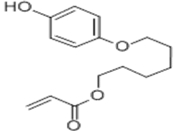 6-(4-hydroxyphenoxy)hexyl acrylate