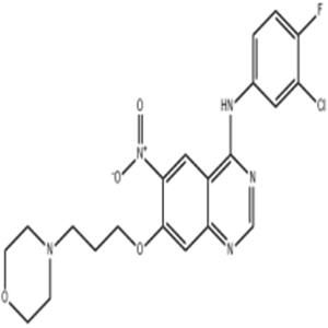 N-(3-chloro-4-fluorophenyl)-7-(3-Morpholinopropoxy)-6-nitroquinazolin-4-aMine