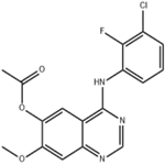 4-((3-chloro-2-fluorophenyl)amino)-7-methoxyquinazolin-6-yl acetate