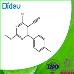 4-CHLORO-6-(4-METHYLPHENYL)-2-(METHYLTHIO)PYRIMIDINE-5-CARBONITRILE 