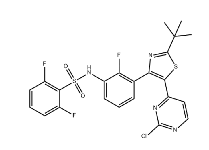 N-{3-[5-(2-chloro-4-pyriMidinyl)-2-(1,1-diethylethyl)-1,3-thiazol-4-yl]-2-fluoraphenyl}-2,6-difluorobenzenesulfonaMide