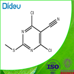 4,6-DICHLORO-2-(METHYLTHIO)PYRIMIDINE-5-CARBONITRILE 