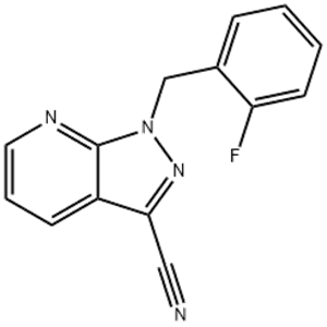 1-[(2-fluorophenyl)methyl]pyrazolo[3,4-b]pyridine-3-carbonitrile