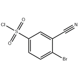 4-broMo-2-cyanobenzene-1-sulfonyl chloride