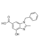 4-Hydroxy-2-methyl-1-(phenylmethyl)-1H-benzimidazole-6-carboxylic acid