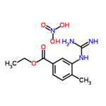 3-[(Aminoiminomethyl)amino]-4-methylbenzoic acid ethyl ester mononitrate