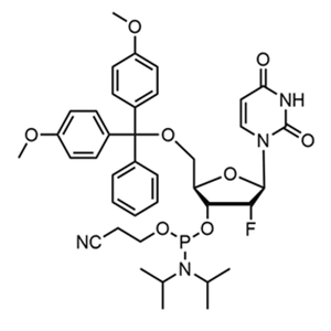 5'-O-(4,4-Dimethoxytrityl)-2'-deoxy-2'-fluorouridine-3'-(2-cyanoethyl-N,N-diisopropyl)phosphoramidite