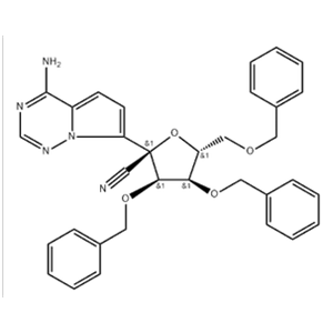 (2R,3R,4R,5R)-2-(4-aminopyrrolo[2,1-f][1,2,4]triazin-7-yl)-3,4-bis(benzyloxy)-5-((benzyloxy)methyl)tetrahydrofuran-2-carbonitrile