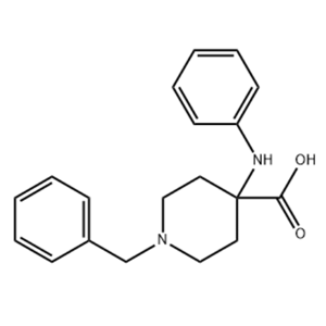 4-Anilino-1-benzyl-4-piperidinecarboxylic acid