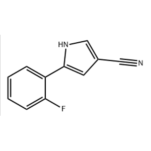 5-(2-fluorophenyl)-1H-pyrrole-3-carbonitrile