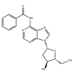 N-Benzoyl-2'-deoxy-adenosine