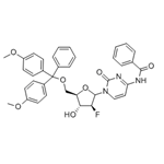 N4-Benzoyl-5'-O-(4,4'-dimethoxytrityl)-2'-deoxy-2'-fluoro-b-D-arabinocytidine