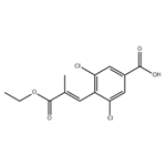 (E)-3,5-dichloro-4-(3-ethoxy-2-methyl-3-oxoprop-1-enyl)benzoic acid