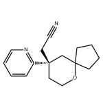  (S)-2-(9-(pyridin-2-yl)-6-oxaspiro[4.5]decan-9-yl)acetonitrile