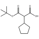 3-(tert-butoxy)-2-cyclopentyl-3-oxopropanoic acid