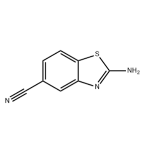 5-Benzothiazolecarbonitrile,2-amino-(9CI)