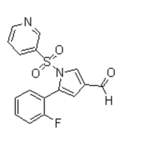 5-(2-Fluorophenyl)-1-[(pyridin-3-yl)sulfonyl]-1H-pyrrole-3-carboxaldehyde