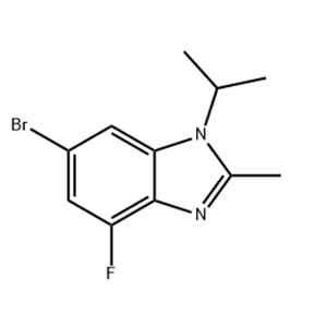 6-Bromo-4-fluoro-1-isopropyl-2-methyl-1H-benzo[d]imidazole