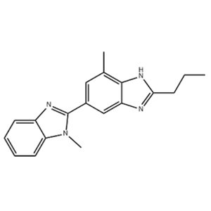 2-n-Propyl-4-methyl-6-(1-methylbenzimidazole-2-yl)benzimidazole